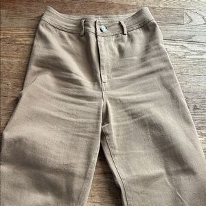 Vanilla Bay women’s medium brown barrel leg crop jeans